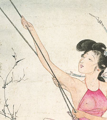 金华-胡也佛的仕女画和最知名的金瓶梅秘戏图